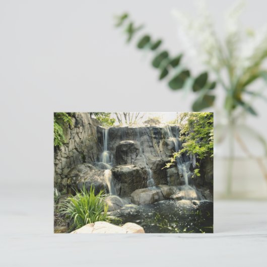 Wasserfälle Postkarte (Stehend Vorderseite)