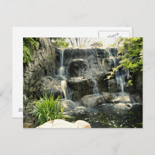 Wasserfälle Postkarte (Vorne/Hinten)