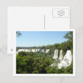 Wasserfälle Postkarte (Vorne/Hinten)