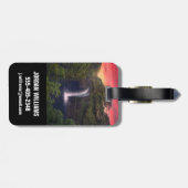 Wasserfälle | Regenbogenfälle, Hilo, Hawaii Gepäckanhänger (Rückseite horizontal)