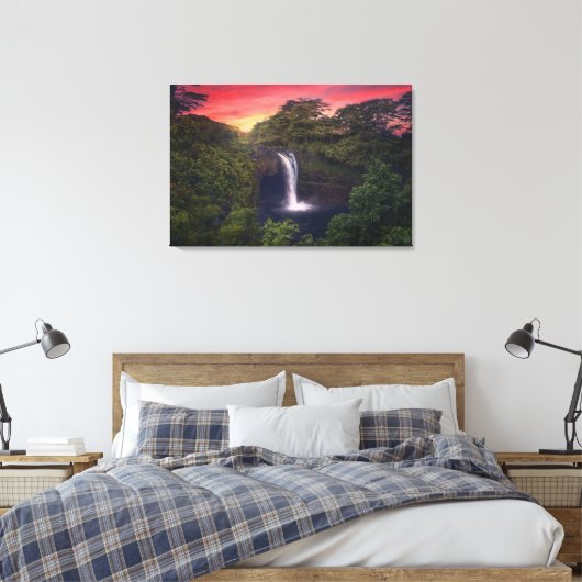 Wasserfälle | Regenbogenfälle, Hilo, Hawaii Leinwanddruck (Insitu (Schlafzimmer))
