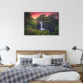 Wasserfälle | Regenbogenfälle, Hilo, Hawaii Leinwanddruck (Insitu (Schlafzimmer))