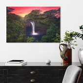 Wasserfälle | Regenbogenfälle, Hilo, Hawaii Leinwanddruck
