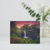 Wasserfälle | Regenbogenfälle, Hilo, Hawaii Postkarte (Stehend Vorderseite)
