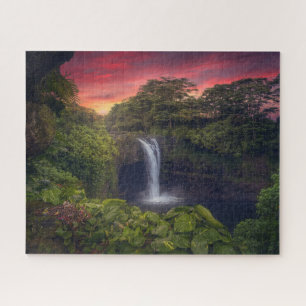 Wasserfälle   Regenbogenfälle, Hilo, Hawaii Puzzle