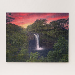 Wasserfälle   Regenbogenfälle, Hilo, Hawaii Puzzle