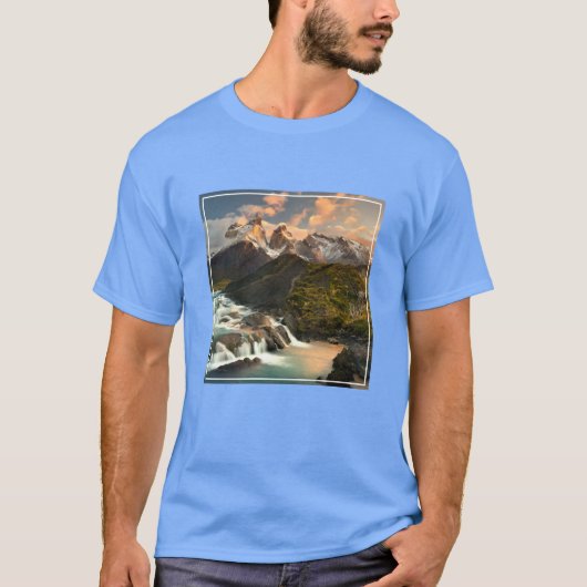 Wasserfälle | Salto Grade Wasserfall Patagonia Chi T-Shirt (Vorderseite)
