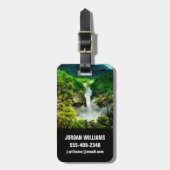 Wasserfälle | San Rafael Falls, Ecuador Gepäckanhänger (Vorderseite vertikal)