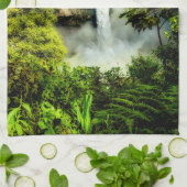 Wasserfälle | San Rafael Falls, Ecuador Geschirrtuch (Gefaltet)