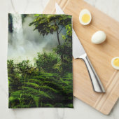 Wasserfälle | San Rafael Falls, Ecuador Geschirrtuch (Viertel Falte)