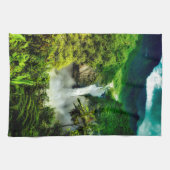Wasserfälle | San Rafael Falls, Ecuador Geschirrtuch (Horizontal)