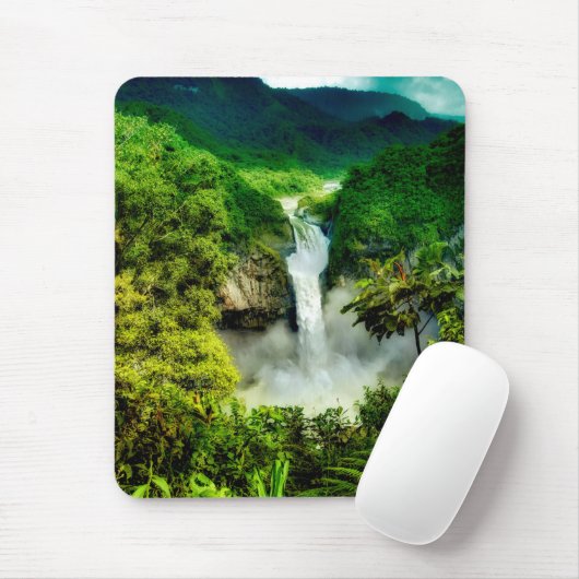 Wasserfälle | San Rafael Falls, Ecuador Mousepad (Mit Mouse)