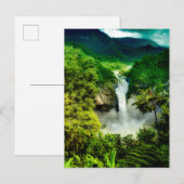 Wasserfälle | San Rafael Falls, Ecuador Postkarte (Vorne/Hinten)