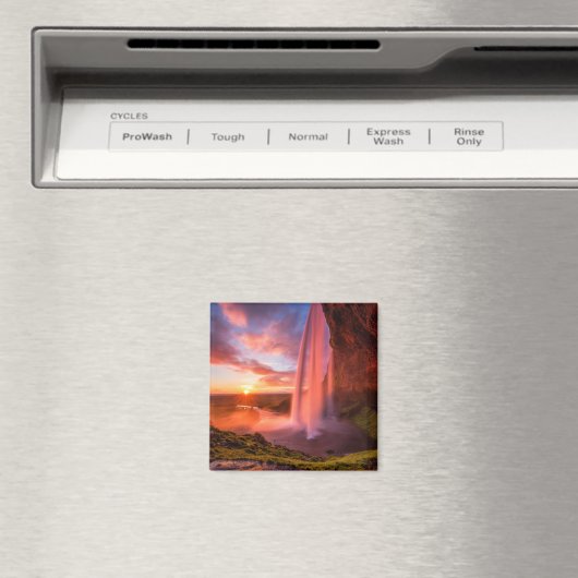 Wasserfälle | Seljalandsfoss Wasserfall Magnet (In Situ (Geschirrspüler))