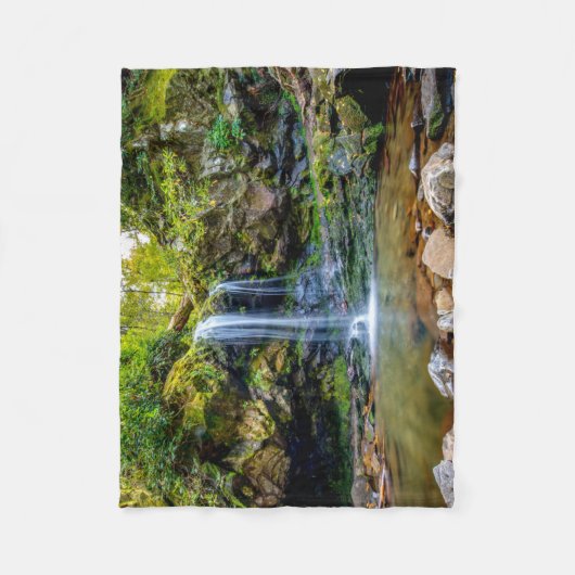 Wasserfälle | Smokey Mountain National Park Fleecedecke (Vorderseite)