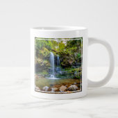 Wasserfälle | Smokey Mountain National Park Jumbo-Tasse (Rechts)