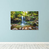 Wasserfälle | Smokey Mountain National Park Leinwanddruck (Insitu (Holzboden))