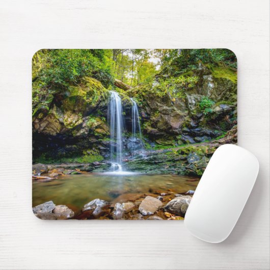 Wasserfälle | Smokey Mountain National Park Mousepad (Mit Mouse)