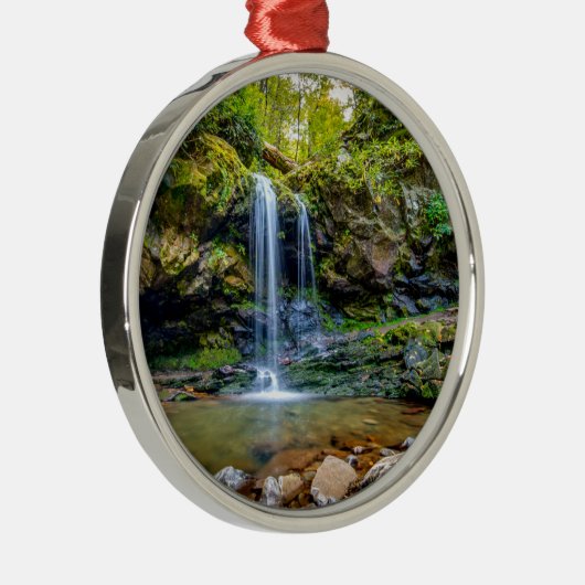 Wasserfälle | Smokey Mountain National Park Ornament Aus Metall (Rechts)