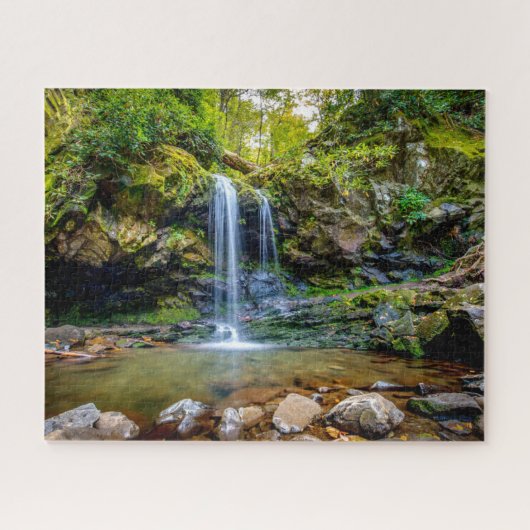 Wasserfälle | Smokey Mountain National Park Puzzle (Horizontal)