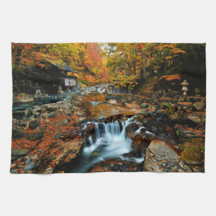 Wasserfälle   Takaragawa Onsen Osenkaku, Japan Geschirrtuch