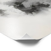 Wasserfälle Tinte Malerei Fotodruck (Ecke)