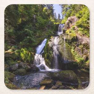 Wasserfälle Triberger Wasserfälle, Deutschland Rechteckiger Pappuntersetzer