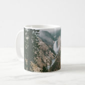 WASSERFÄLLE UND BERGSICHT KAFFEETASSE (Vorderseite Links)