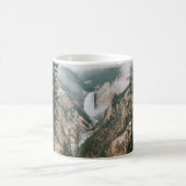 WASSERFÄLLE UND BERGSICHT KAFFEETASSE (Mittel)