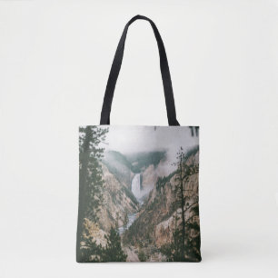 WASSERFÄLLE UND BERGSICHT TASCHE