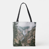 WASSERFÄLLE UND BERGSICHT TASCHE (Rückseite)