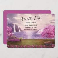 Wasserfälle und Kirschbaume rund um den See