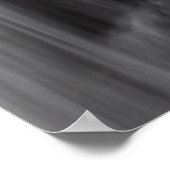 WASSERFÄLLE UND SCHWARZE UND GrauWASSERFÄLLE Poster (Ecke)