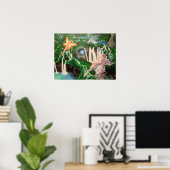 Wasserfälle und Tanzlichter Poster (Heimbüro)