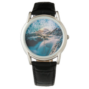 Wasserfälle   Vatnajokull Glacier, Ost-Island Armbanduhr