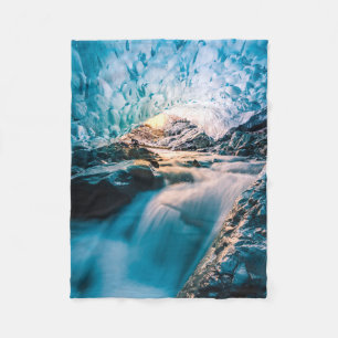 Wasserfälle Vatnajokull Glacier, Ost-Island Fleecedecke