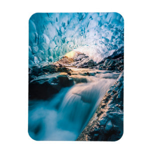 Wasserfälle Vatnajokull Glacier, Ost-Island Magnet