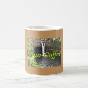 Wasserfälle von Kona, Kona Kaffee Kaffeetasse