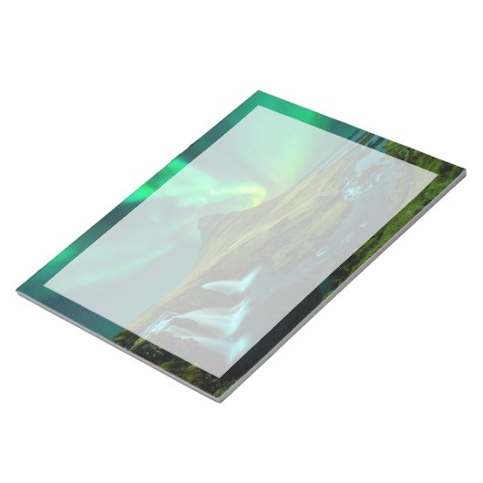 Wasserfälle | Wasserfall Kirkjufellfoss, Island Notizblock (angewinkelt)