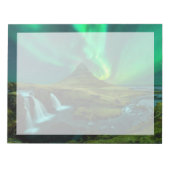 Wasserfälle | Wasserfall Kirkjufellfoss, Island Notizblock (Vorderseite)