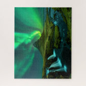 Wasserfälle | Wasserfall Kirkjufellfoss, Island Puzzle (Vertikal)