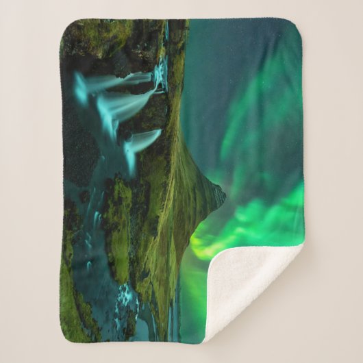 Wasserfälle | Wasserfall Kirkjufellfoss, Island Sherpadecke (Vorderseite)