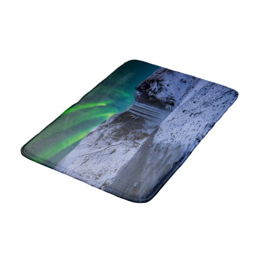 Wasserfälle | Wasserfall Skógafoss Badematte (Schrägansicht)