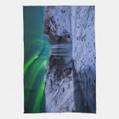 Wasserfälle | Wasserfall Skógafoss Geschirrtuch (Vertikal)