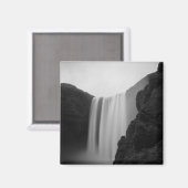 Wasserfälle | Wasserfall Skogafoss, Island Magnet (Vorderseite/Rückseite)