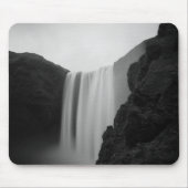 Wasserfälle | Wasserfall Skogafoss, Island Mousepad (Vorne)