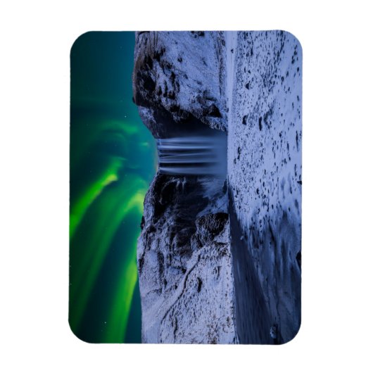 Wasserfälle | Wasserfall Skógafoss Magnet (Vertikal)