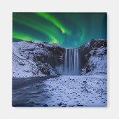 Wasserfälle | Wasserfall Skógafoss Magnet (Vorne)