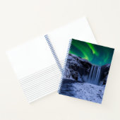 Wasserfälle | Wasserfall Skógafoss Notizblock (Innenseite)