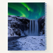 Wasserfälle | Wasserfall Skógafoss Notizblock (Rückseite)